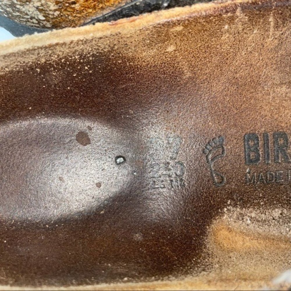Birkenstock black leather two strap sandal - Picture 4 of 5